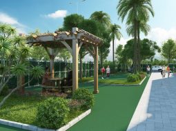 Mái hiên di động được thiết kế tạo sân chơi cho trẻ em và gia đình